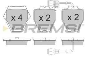 BREMSI BP3149 - PASTIGLIE FRENO - BRAKE PADS