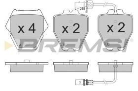 BREMSI BP3151 - PASTIGLIE FRENO - BRAKE PADS