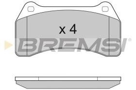 BREMSI BP3154 - PASTIGLIE FRENO - BRAKE PADS