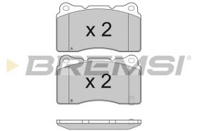 BREMSI BP3157 - PASTIGLIE FRENO - BRAKE PADS