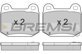 BREMSI BP3159 - PASTIGLIE FRENO - BRAKE PADS