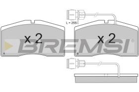 BREMSI BP3160 - PASTIGLIE FRENO - BRAKE PADS