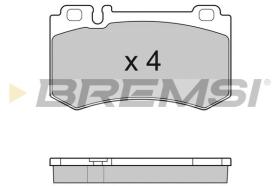 BREMSI BP3164 - PASTIGLIE FRENO - BRAKE PADS