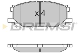BREMSI BP3168 - PASTIGLIE FRENO - BRAKE PADS