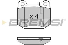 BREMSI BP3177 - PASTIGLIE FRENO - BRAKE PADS