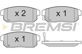 BREMSI BP3184 - PASTIGLIE FRENO - BRAKE PADS