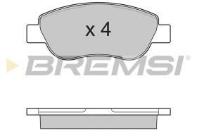 BREMSI BP3186 - PASTIGLIE FRENO - BRAKE PADS