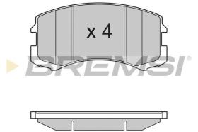 BREMSI BP3192 - PASTIGLIE FRENO - BRAKE PADS