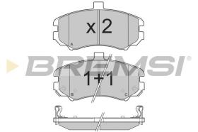 BREMSI BP3197 - PASTIGLIE FRENO - BRAKE PADS