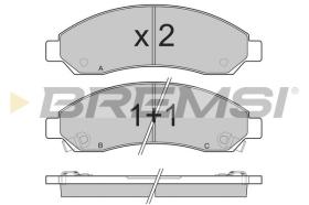BREMSI BP3199 - PASTIGLIE FRENO - BRAKE PADS