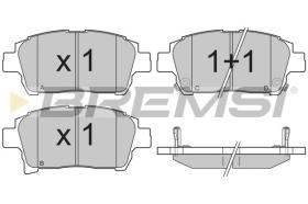BREMSI BP3201 - PASTIGLIE FRENO - BRAKE PADS