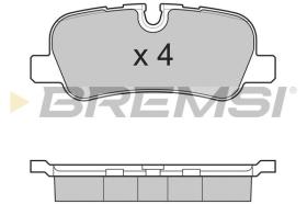 BREMSI BP3207 - PASTIGLIE FRENO - BRAKE PADS