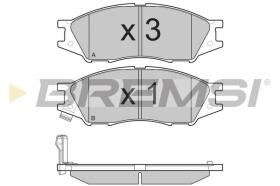 BREMSI BP3208 - PASTIGLIE FRENO - BRAKE PADS