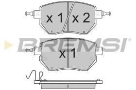 BREMSI BP3210 - PASTIGLIE FRENO - BRAKE PADS