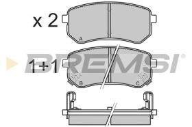 BREMSI BP3212 - PASTIGLIE FRENO - BRAKE PADS