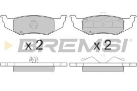 BREMSI BP3216 - PASTIGLIE FRENO - BRAKE PADS
