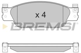 BREMSI BP3224 - PASTIGLIE FRENO - BRAKE PADS