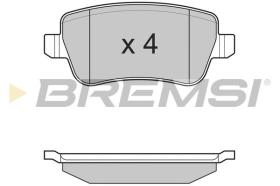 BREMSI BP3227 - JUEGO PASTILLAS DE FRENO BREMSI