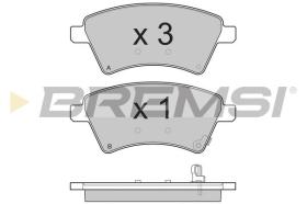 BREMSI BP3242 - PASTIGLIE FRENO - BRAKE PADS