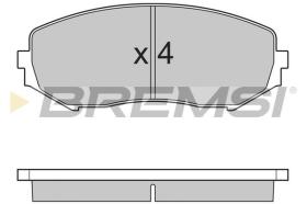 BREMSI BP3244 - PASTIGLIE FRENO - BRAKE PADS