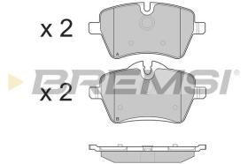 BREMSI BP3247 - PASTIGLIE FRENO - BRAKE PADS