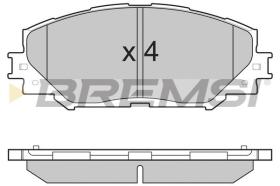 BREMSI BP3251 - PASTIGLIE FRENO - BRAKE PADS