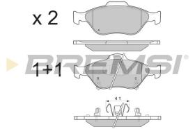 BREMSI BP3255 - PASTIGLIE FRENO - BRAKE PADS