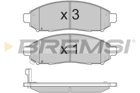 BREMSI BP3256 - PASTIGLIE FRENO - BRAKE PADS