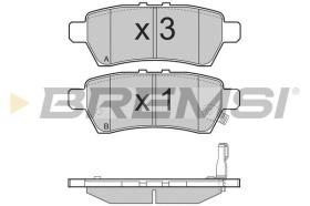 BREMSI BP3257 - PASTIGLIE FRENO - BRAKE PADS