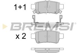 BREMSI BP3259 - PASTIGLIE FRENO - BRAKE PADS