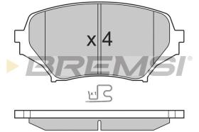 BREMSI BP3260 - PASTIGLIE FRENO - BRAKE PADS