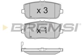 BREMSI BP3261 - PASTIGLIE FRENO - BRAKE PADS