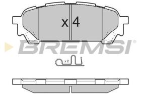BREMSI BP3270 - PASTIGLIE FRENO - BRAKE PADS