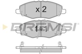 BREMSI BP3272 - PASTIGLIE FRENO - BRAKE PADS