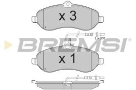 BREMSI BP3283 - PASTIGLIE FRENO - BRAKE PADS