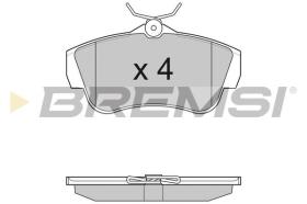 BREMSI BP3284 - PASTIGLIE FRENO - BRAKE PADS