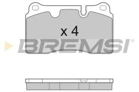 BREMSI BP3288 - PASTIGLIE FRENO - BRAKE PADS