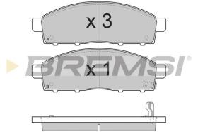 BREMSI BP3296 - PASTIGLIE FRENO - BRAKE PADS