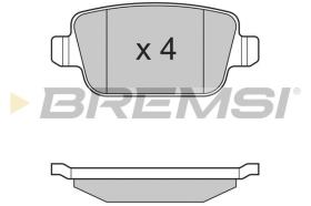 BREMSI BP3300 - JUEGO PASTILLAS DE FRENO BREMSI