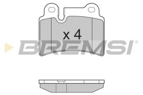 BREMSI BP3302 - PASTIGLIE FRENO - BRAKE PADS