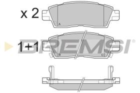 BREMSI BP3309 - PASTIGLIE FRENO - BRAKE PADS