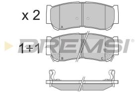 BREMSI BP3314 - PASTIGLIE FRENO - BRAKE PADS