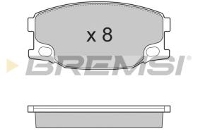 BREMSI BP3318 - PASTIGLIE FRENO - BRAKE PADS