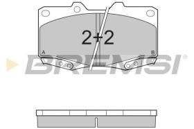 BREMSI BP3319 - PASTIGLIE FRENO - BRAKE PADS