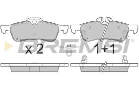 BREMSI BP3320 - PASTIGLIE FRENO - BRAKE PADS