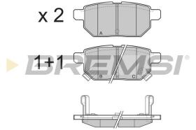 BREMSI BP3322 - PASTIGLIE FRENO - BRAKE PADS