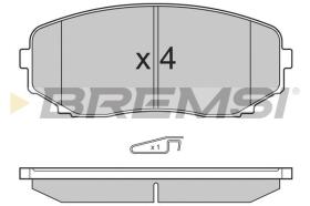BREMSI BP3332 - PASTIGLIE FRENO - BRAKE PADS