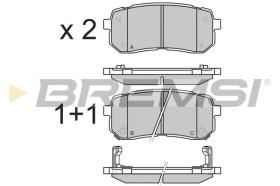 BREMSI BP3337 - PASTIGLIE FRENO - BRAKE PADS