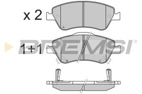 BREMSI BP3340 - PASTIGLIE FRENO - BRAKE PADS