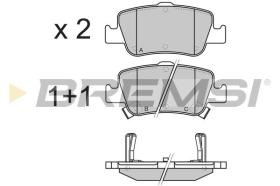 BREMSI BP3341 - PASTIGLIE FRENO - BRAKE PADS